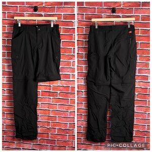 THE NORTH FACE Women's Zip Off Convertible Cargo Pants‎ AU3C Black Size 6